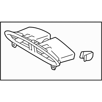 Subaru 66110CA101 Grille Assembly VENTILATOR