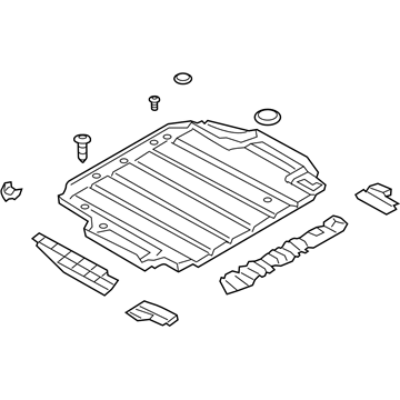 Subaru 91101AE04A Luggage Tray Assembly Front