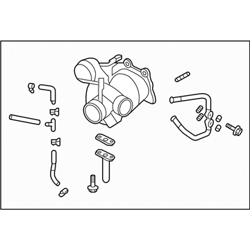 2012 Subaru Impreza WRX Turbocharger - 14411AA700