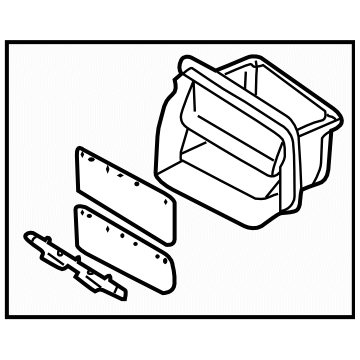 Subaru 72661FC010 Grille Air Vent Assembly