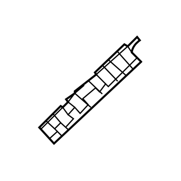 Subaru 94088SA060 Pad Assembly Front Pillar RH