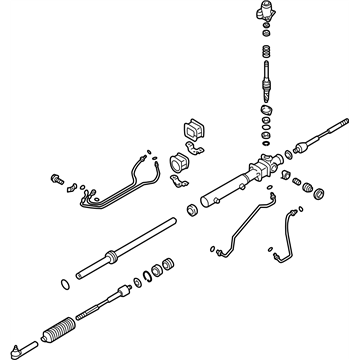 2007 Subaru Impreza WRX Rack And Pinion - 34110FE400