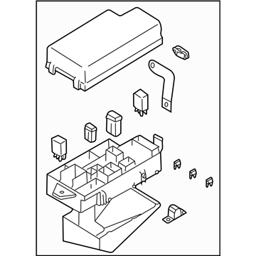 Subaru 82231AE08A Fuse Box Assembly Main