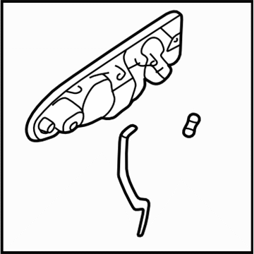 Subaru 61022FE030IT Rear Door Handle Assembly Outer Left