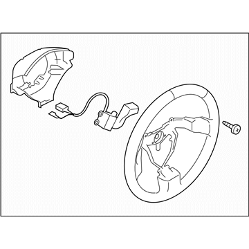 Subaru 34311AG024JC Steering Wheel Assembly