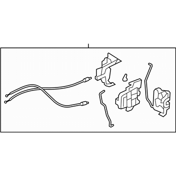 Subaru 61032FG090 Front Latch Actuator Assembly