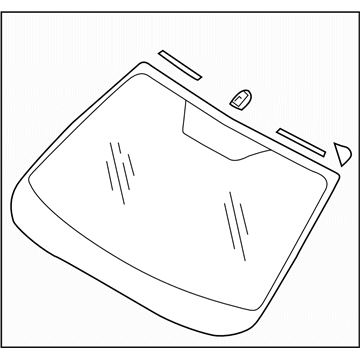 Subaru XV Crosstrek Windshield - 65009FJ320