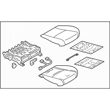 Subaru 64139FJ094VH Cushion Assembly OCPANTRH