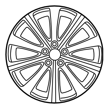 Subaru 28111FG140 Aluminium Disc Wheel