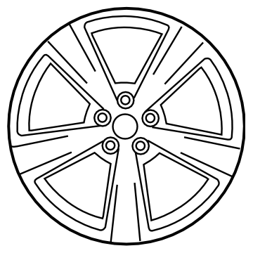 2010 Subaru Impreza WRX Spare Wheel - 28111FE351