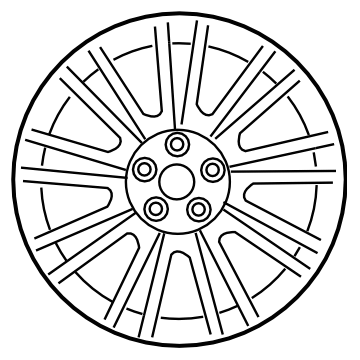 Subaru 28111FG151 Disc Wheel Al 18 C19