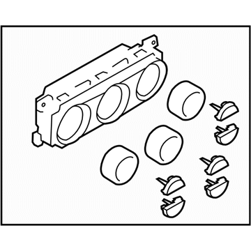 Subaru 72311SG110 Heater Control Assembly