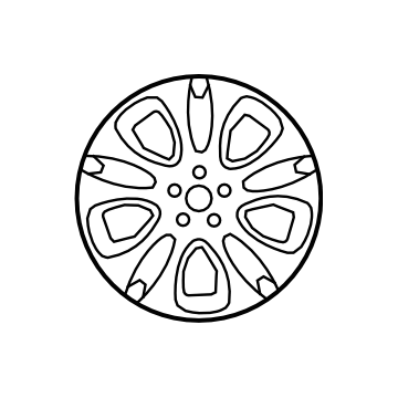 Subaru 28111AG32A Aluminium Disc Wheel