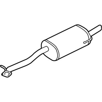 Subaru 44300AE10A MUFFLER Assembly