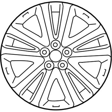 Subaru 28111SC050 Aluminium Disc Wheel