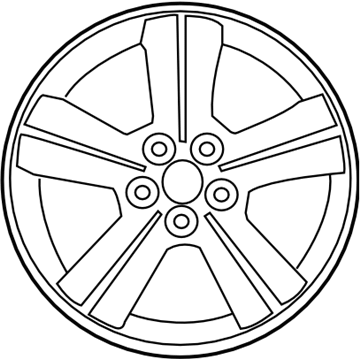 Subaru 28111SC060 Aluminium Disc Wheel