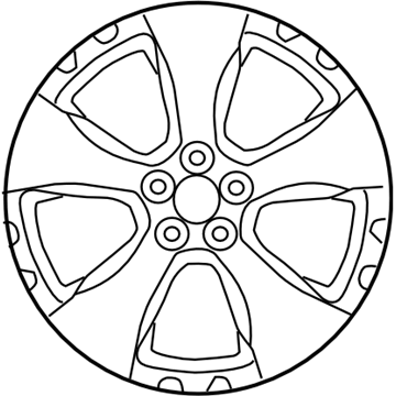 Subaru 28111SC041 Aluminium Wheel Rim