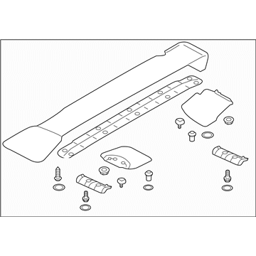 Subaru 96061FG010NN Rear Spoiler Assembly