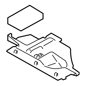 Subaru 66066AL10A Under Cover Assembly Passenger