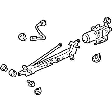 2007 Subaru Tribeca Wiper Motor - 86510XA01A