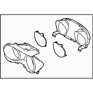Subaru 85003AL00A Speedometer Instrument Cluster