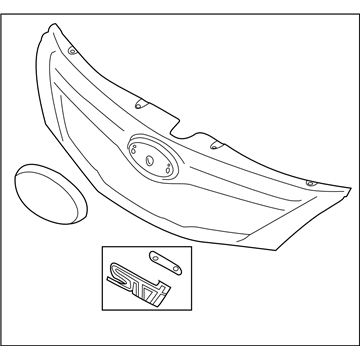 2010 Subaru Impreza Grille - 91121FG070