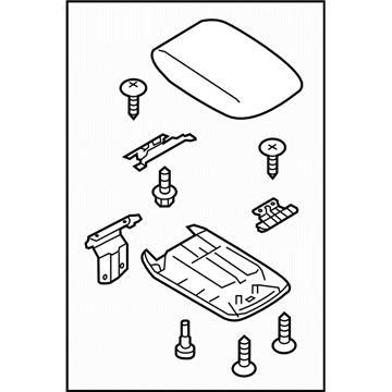 Subaru 92114FJ000VH Console Box Lid Assembly