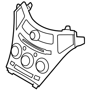 Subaru 86213XA03A PB000984 Panel Assembly Radio P6P