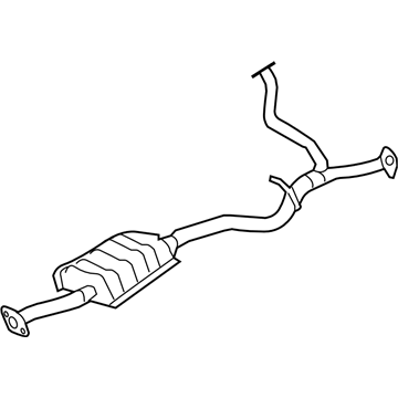 Subaru 44200AL02A Rear Exhaust Pipe Assembly