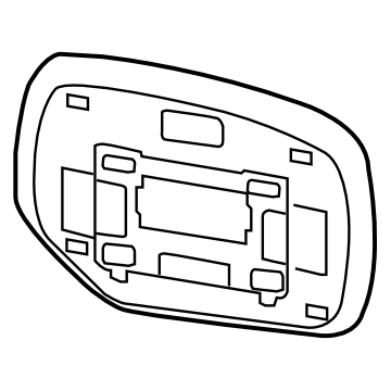 Subaru 91039SG020 Mirror Repair Left