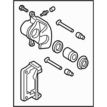 Subaru Outback Brake Caliper - 26292AJ00A