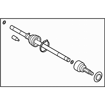 Subaru 28491AG02A EBJ Shaft Unit