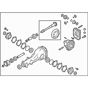 Subaru 27011AA511 Differential Assembly Rear