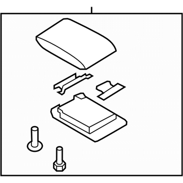 Subaru 92114FG080 Console Box Lid Assembly