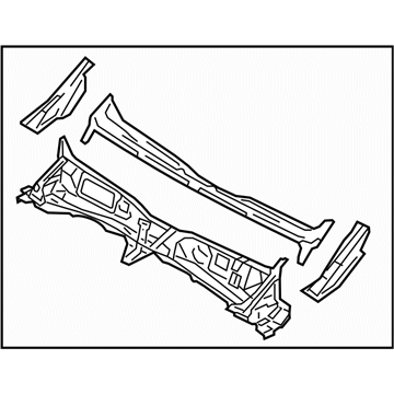 Subaru 51121VA0119P Duct Complete Front Panel