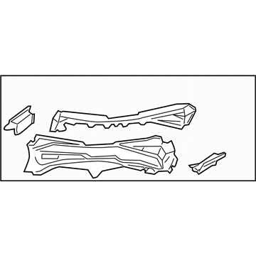 Subaru 51121AE03C Duct Complete LHD