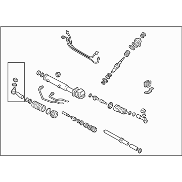 1998 Subaru Impreza Steering Gear Box - 34110FA120