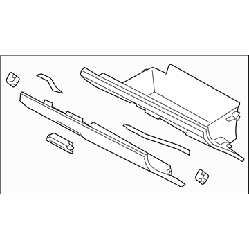 2015 Subaru Outback Glove Box - 66121AL00AWM