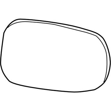 Subaru 91032AE25A Mirror Glass