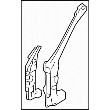 Subaru 51420AG02A9P Pillar Complete Front Out RH