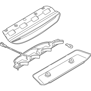 Subaru Impreza Third Brake Light - 84701FA040EM