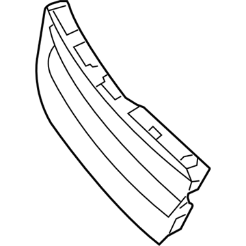 Subaru 91121XA18A Front Grille Assembly Right