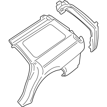 Subaru 51410AE18A Quarter Panel Rear Outer