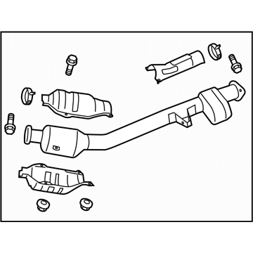 Subaru BRZ Exhaust Pipe - 44611AA591