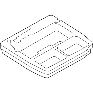 Subaru 91144AL04A Box SUBASSEMBLY Trunk