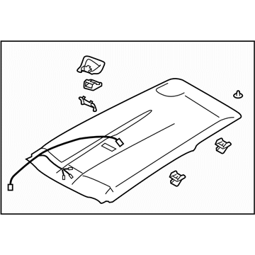 Subaru 94410SA021NE Trim Panel Roof