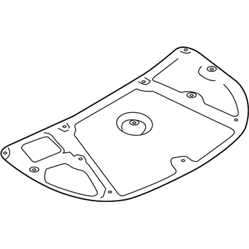 Subaru 90815SG051 INSULATOR Front Hood Na