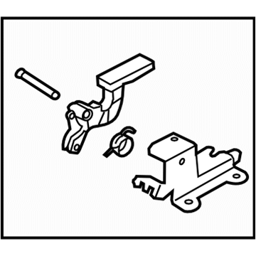 Subaru 57340FJ010 Pull Handle Assembly 5LH