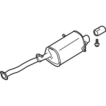 Subaru 44300FE311 MUFFLER Assembly