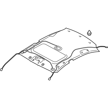 Subaru 94415AJ00BME Trim Panel Roof SUBASSEMB